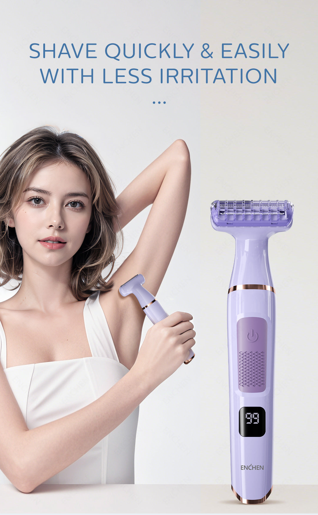 ENCHEN A1 Body Hair Removal Shaver Lady's Women's Body Shaver