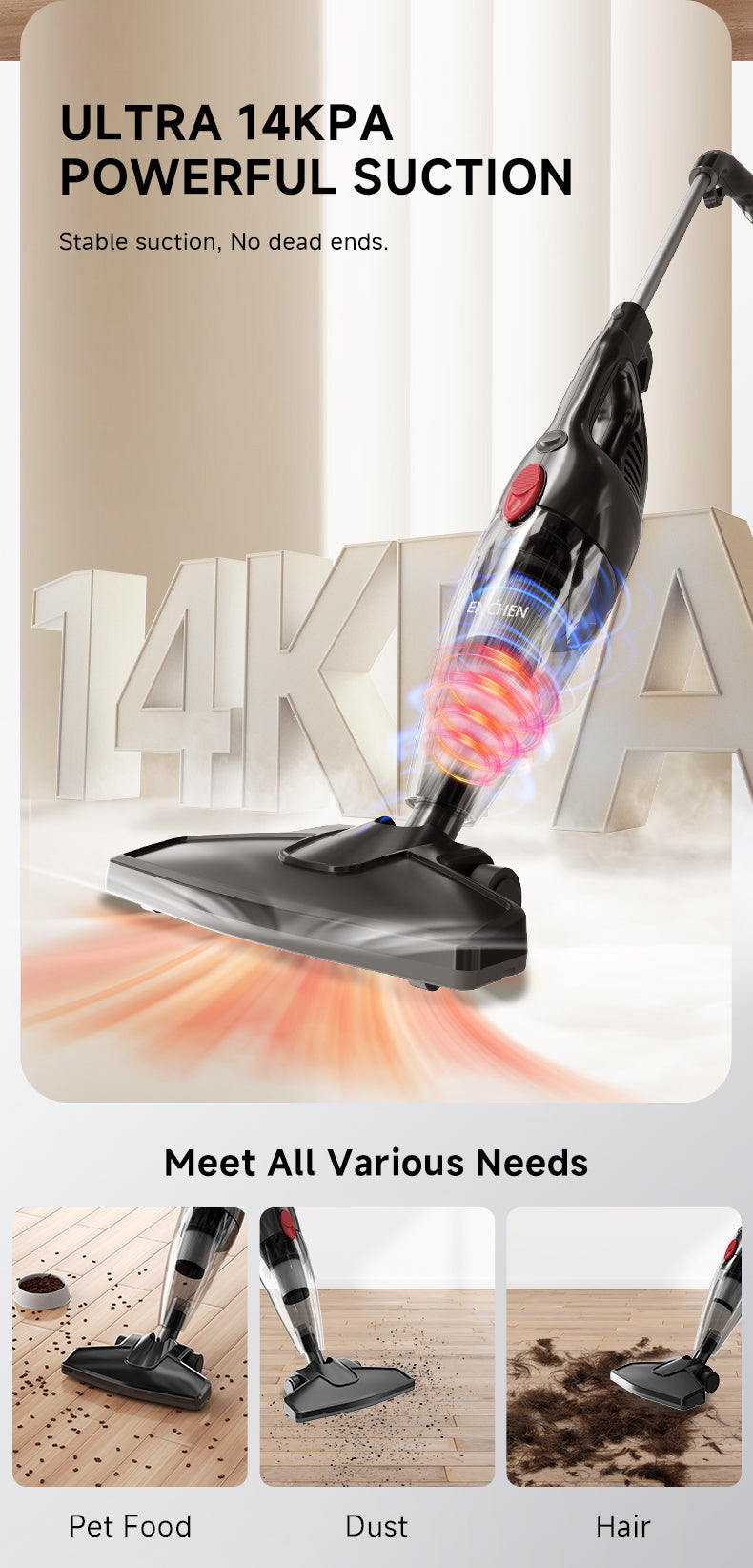 ENCHEN Household Handheld Vacuum Cleaner V1