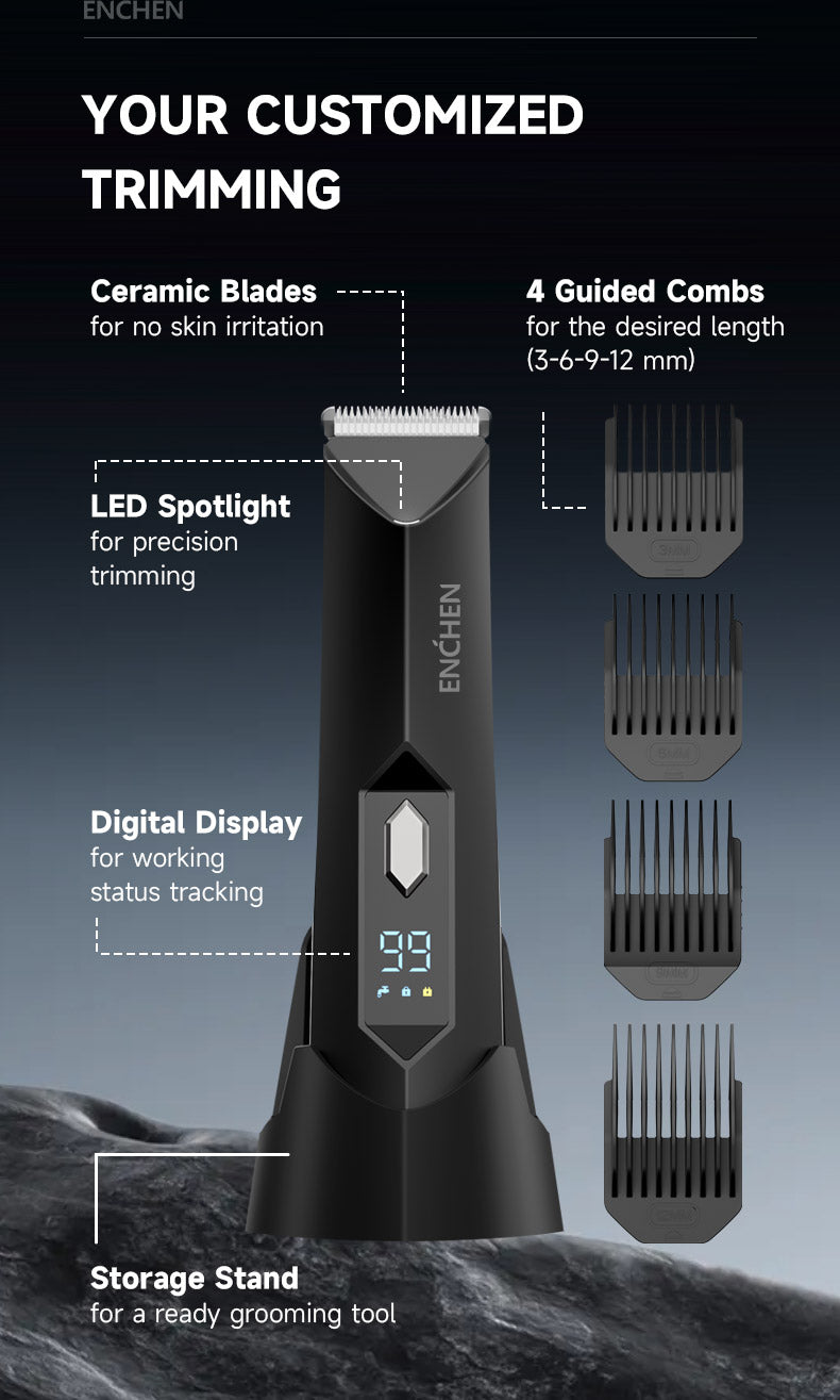 ENCHEN Spark 2 Groin Hair Trimmer Body Trimmer Grooming