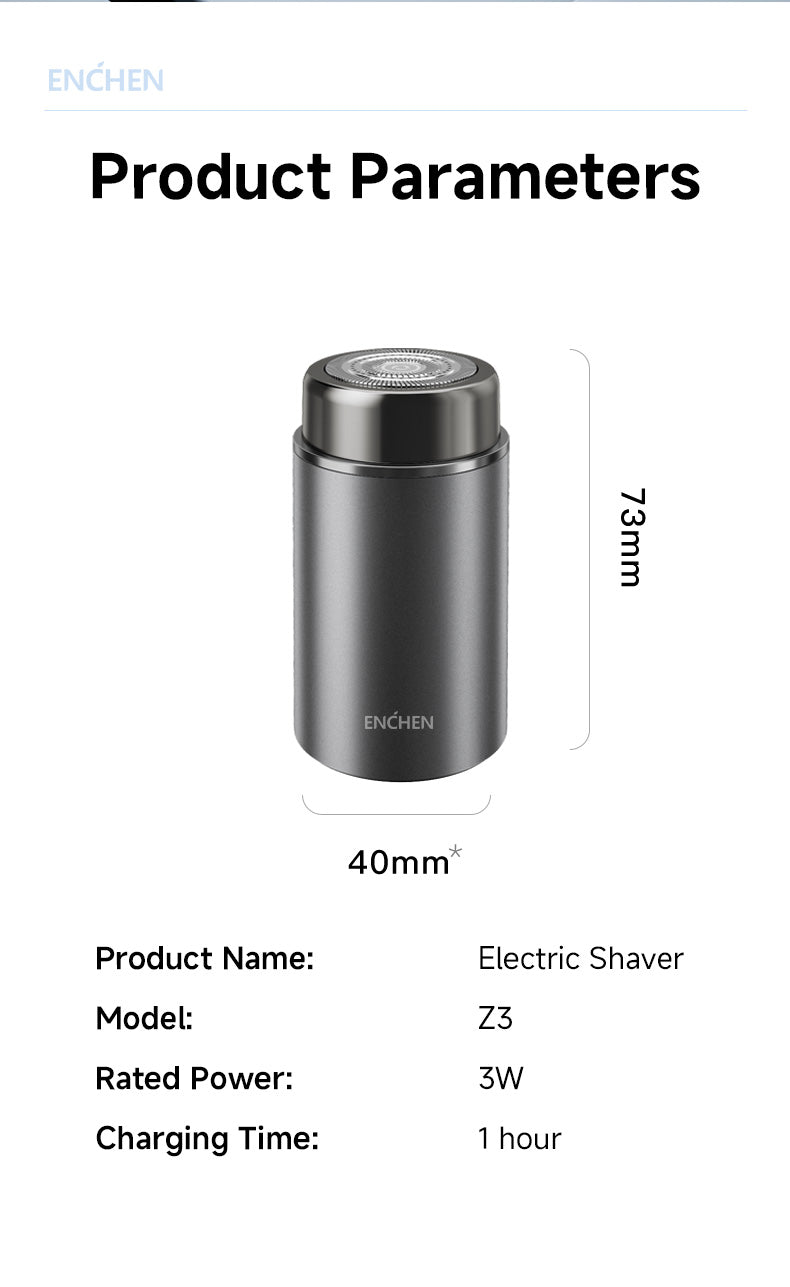 ENCHEN Z3 Mini shaver Portable Men's Shaver