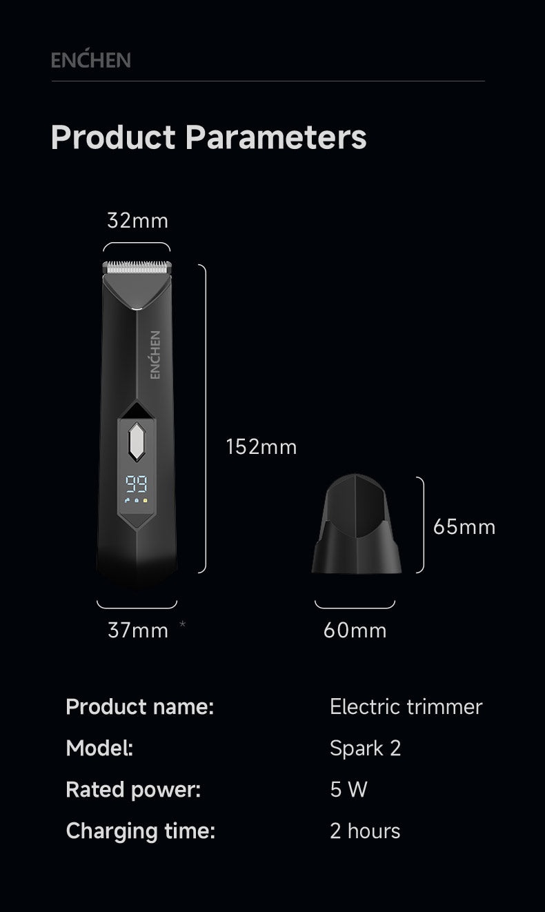 ENCHEN Spark 2 Groin Hair Trimmer Body Trimmer Grooming