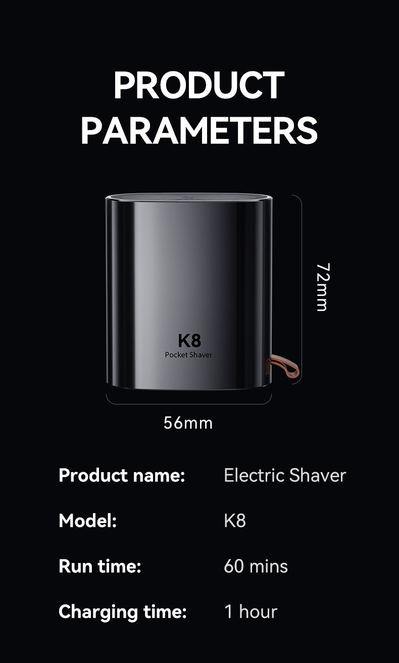 ENCHEN K8 Mini Shaver Portable Men's Shaver